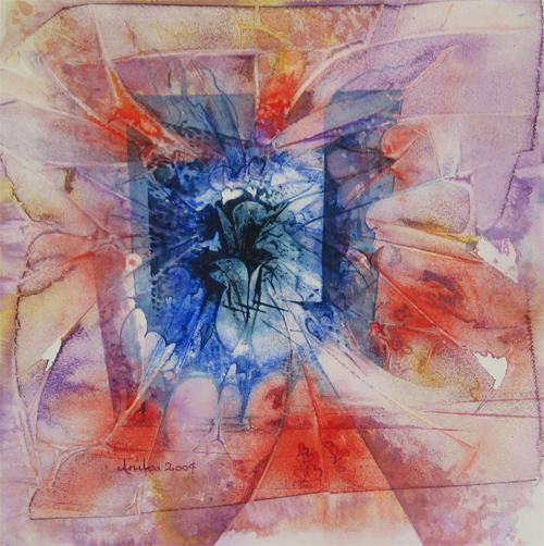 Fragments of the universe II, 27,5x27,5cm, 2004